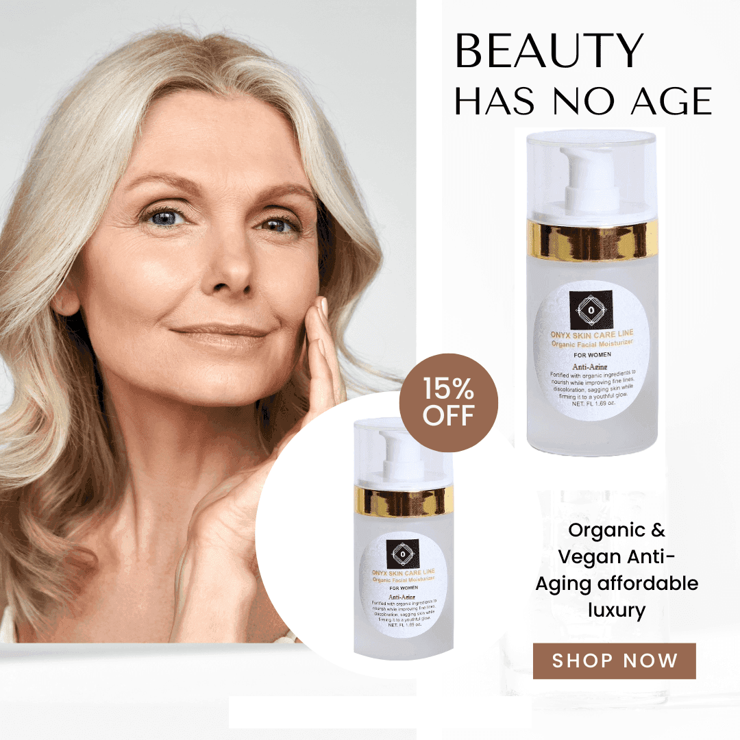 Organic Two-Step Anti-Aging Facial System - Wash and Moisturizer - For WOMEN